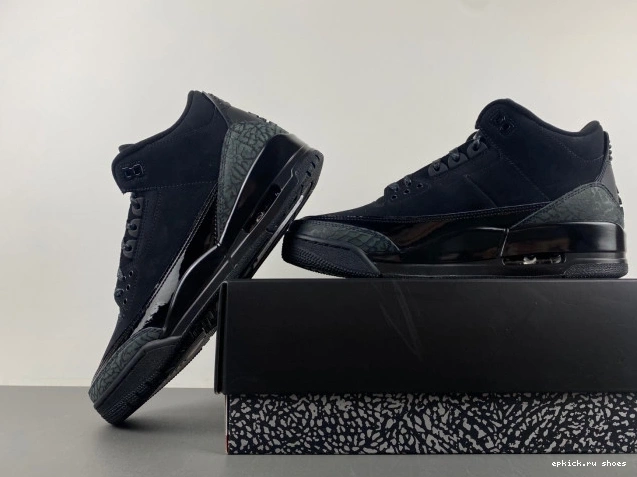 Rep CT8532-001 Jordan Air Black 3 Cat 0819